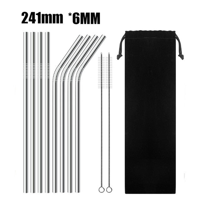 Stainless Steel Reusable Drinking Straw